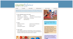 Desktop Screenshot of counterbalancestudiopilates.com